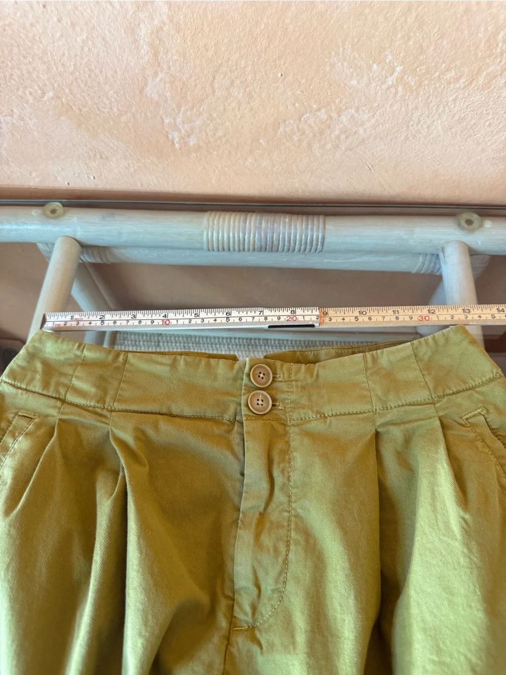 Maeve Anthropologie Olive Wide Leg Pants Pleated High Rise Size 2 - Picture 9 of 10